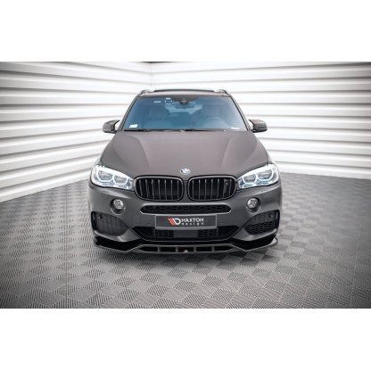 Maxton Design spoiler pod přední nárazník ver.2 pro BMW X5 F15, černý lesklý plast ABS, M-Pack