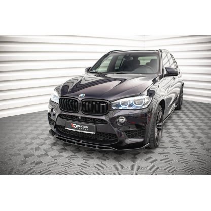 Maxton Design spoiler pod přední nárazník ver.2 pro BMW X5M F15, carbon-Look