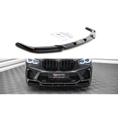 Maxton Design spoiler pod přední nárazník ver.2 pro BMW X5M G05, carbon-Look