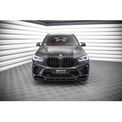 Maxton Design spoiler pod přední nárazník ver.2 pro BMW X5M G05, carbon-Look