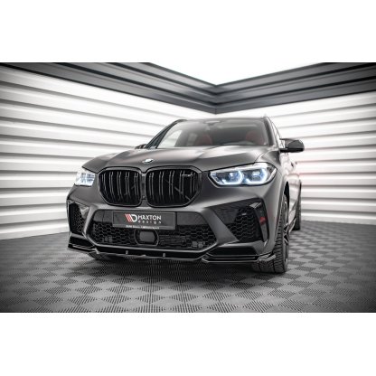 Maxton Design spoiler pod přední nárazník ver.2 pro BMW X5M G05, carbon-Look