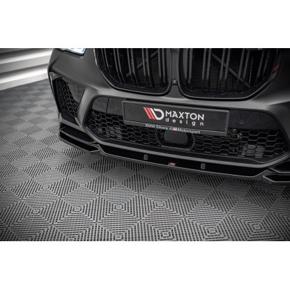 Maxton Design spoiler pod přední nárazník ver.2 pro BMW X5M G05, carbon-Look