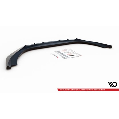 Maxton Design spoiler pod přední nárazník ver.2 pro Maserati Ghibli Mk3, černý lesklý plast ABS