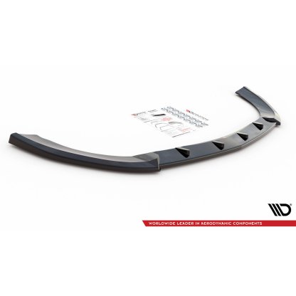 Maxton Design spoiler pod přední nárazník ver.2 pro Mercedes Vito W447 Facelift, černý lesklý plast ABS