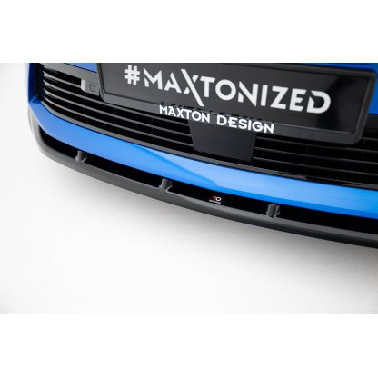 Maxton Design spoiler pod přední nárazník ver.2 pro Opel Astra L (Mk5), černý lesklý plast ABS, Sports Tourer/ Hatchback