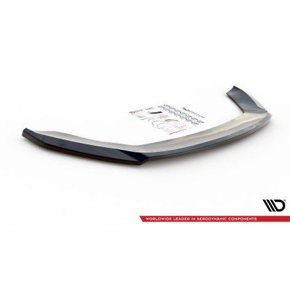 Maxton Design spoiler pod přední nárazník ver.2 pro Seat Leon FR Mk3, černý lesklý plast ABS
