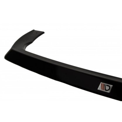 Maxton Design spoiler pod přední nárazník ver.2 pro Škoda Octavia RS Mk3, černý lesklý plast ABS