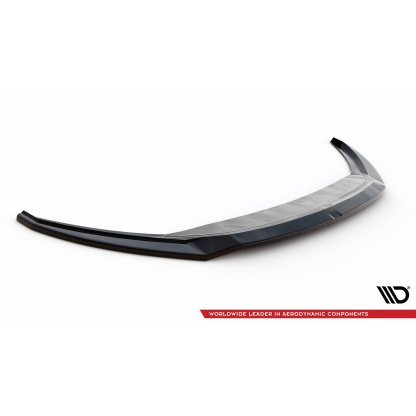 Maxton Design spoiler pod přední nárazník ver.2 pro Škoda Superb Mk3, černý lesklý plast ABS