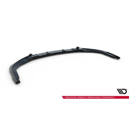 Maxton Design spoiler pod přední nárazník ver.2 pro Subaru Impreza WRX STi Mk3 Facelift, černý lesklý plast ABS