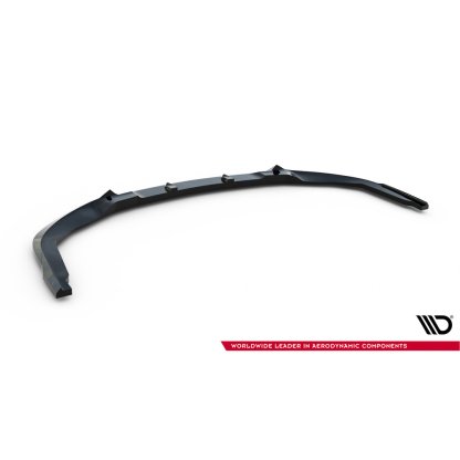 Maxton Design spoiler pod přední nárazník ver.2 pro Subaru Impreza WRX STi Mk3 Facelift, černý lesklý plast ABS
