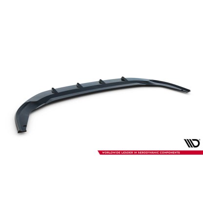 Maxton Design spoiler pod přední nárazník ver.2 pro Volkswagen Golf GTI Mk8 Facelift, černý lesklý plast ABS, Clubsport