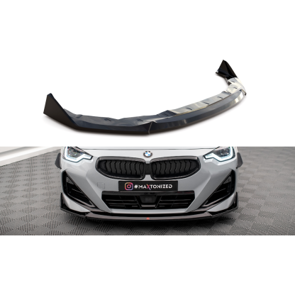Maxton Design spoiler pod přední nárazník ver.3 pro BMW řada 2 G42 M240i, G42 M-Pack, plast ABS bez povrchové úpravy