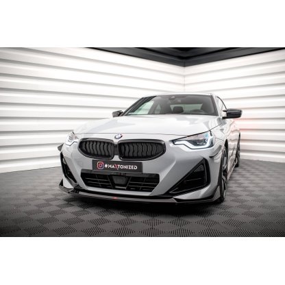 Maxton Design spoiler pod přední nárazník ver.3 pro BMW řada 2 G42 M240i, G42 M-Pack, plast ABS bez povrchové úpravy