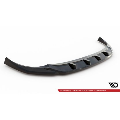 Maxton Design spoiler pod přední nárazník ver.3 pro BMW řada 2 G42 Standard, černý lesklý plast ABS