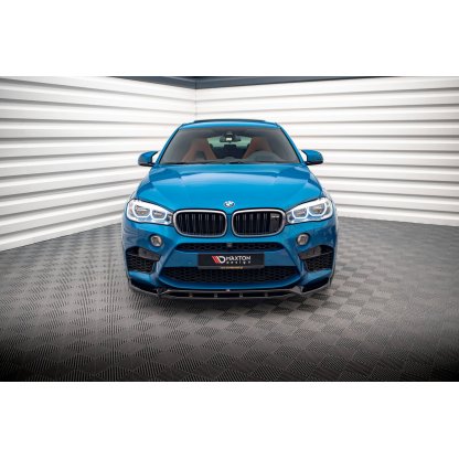 Maxton Design spoiler pod přední nárazník ver.3 pro BMW X5M F15, carbon-Look