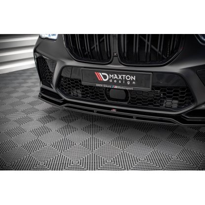 Maxton Design spoiler pod přední nárazník ver.3 pro BMW X5M G05, carbon-Look