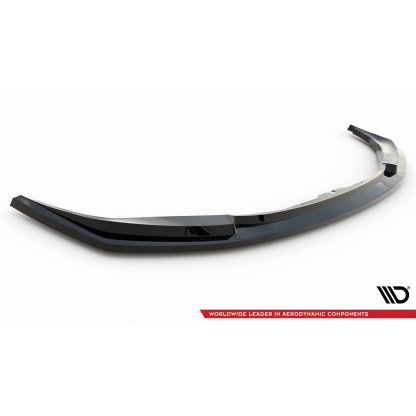 Maxton Design spoiler pod přední nárazník ver.4 pro BMW M2 G87, černý lesklý plast ABS