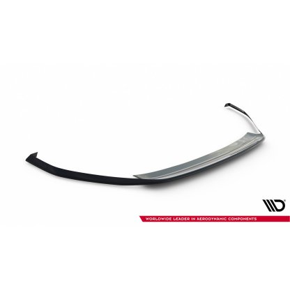 Maxton Design spoiler pod přední nárazník ver.4 pro Volkswagen Golf GTI Mk7 Facelift, černý lesklý plast ABS