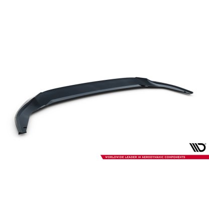 Maxton Design spoiler pod přední nárazník ver.4 pro Volkswagen Golf GTI Mk8 Facelift, černý lesklý plast ABS, Clubsport