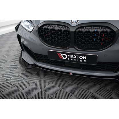 Maxton Design spoiler pod přední nárazník ver.5 pro BMW řada 1 F40, černý lesklý plast ABS