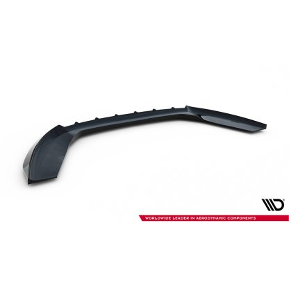 Maxton Design spoiler pod přední nárazník ver.6 pro Ford Fiesta ST Mk7 Facelift, černý lesklý plast ABS