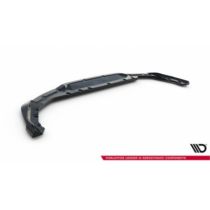 Maxton Design spoiler pod zadní nárazník pro BMW řada 1 F70, černý lesklý plast ABS, M-Pack