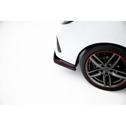 Maxton Design spoiler pod zadní nárazník pro Honda Civic Mk10 Sport, černý lesklý plast ABS
