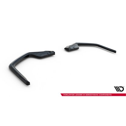 Maxton Design spoiler pod zadní nárazník pro Honda Civic Mk10 Sport, černý lesklý plast ABS