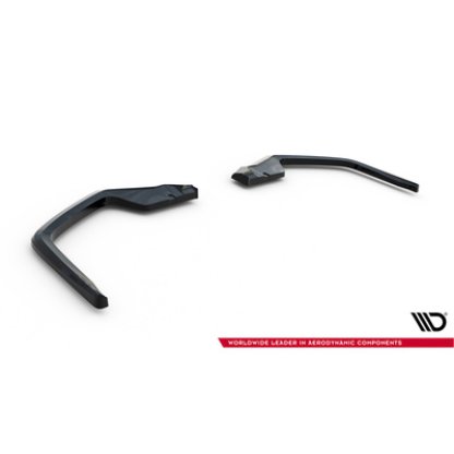 Maxton Design spoiler pod zadní nárazník pro Honda Civic Mk10 Sport, černý lesklý plast ABS