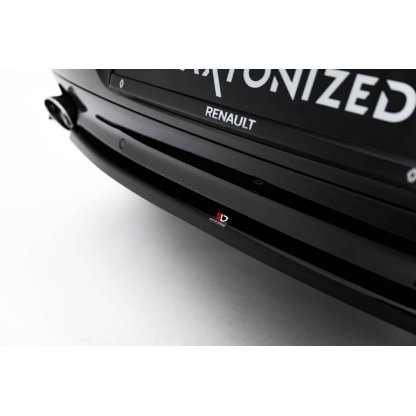 Maxton Design spoiler pod zadní nárazník pro Renault Laguna GT Mk3, černý lesklý plast ABS
