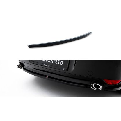 Maxton Design spoiler pod zadní nárazník pro Renault Laguna GT Mk3, černý lesklý plast ABS