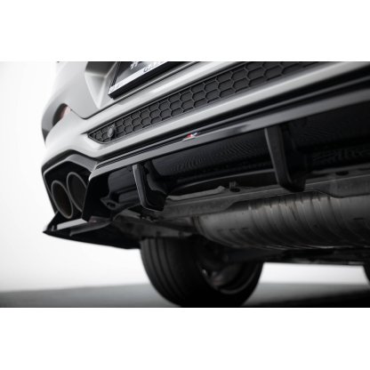Maxton Design spoiler pod zadní nárazník s žebrováním pro BMW X4 M F98, černý lesklý plast ABS