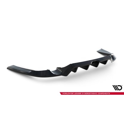 Maxton Design spoiler pod zadní nárazník s žebrováním pro Land rover Range Rover Sport Mk2, černý lesklý plast ABS