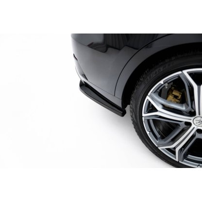 Maxton Design spoiler pod zadní nárazník s žebrováním pro Maserati Levante Mk1 GT Facelift, černý lesklý plast ABS