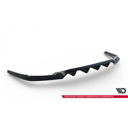 Maxton Design spoiler pod zadní nárazník s žebrováním pro Maserati Levante Mk1 GT Facelift, černý lesklý plast ABS