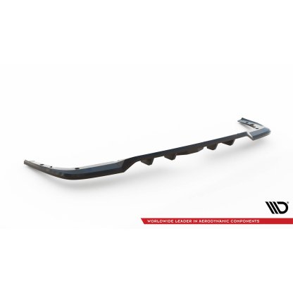 Maxton Design spoiler pod zadní nárazník s žebrováním pro Mercedes třída T W420, černý lesklý plast ABS