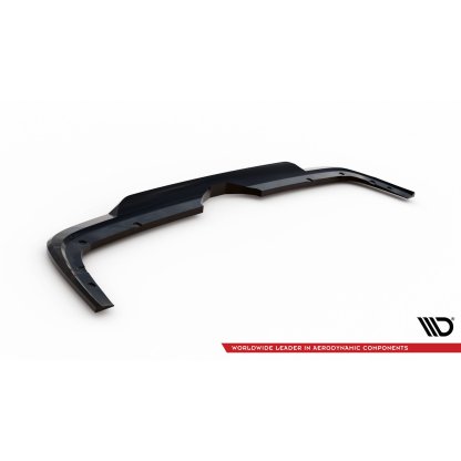 Maxton Design spoiler pod zadní nárazník s žebrováním pro Mercedes třída T W420, černý lesklý plast ABS