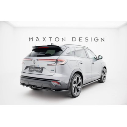 Maxton Design spoiler pod zadní nárazník s žebrováním pro Renault Austral Mk1, černý lesklý plast ABS