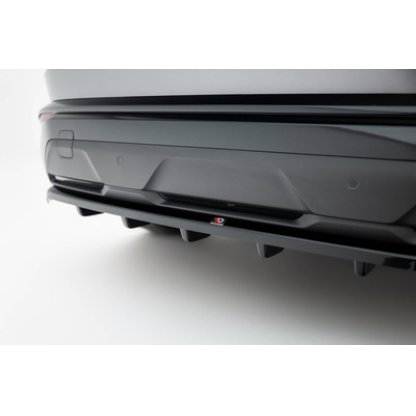 Maxton Design spoiler pod zadní nárazník s žebrováním pro Renault Austral Mk1, černý lesklý plast ABS