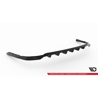 Maxton Design spoiler pod zadní nárazník s žebrováním pro Toyota Sienna Mk4, černý lesklý plast ABS
