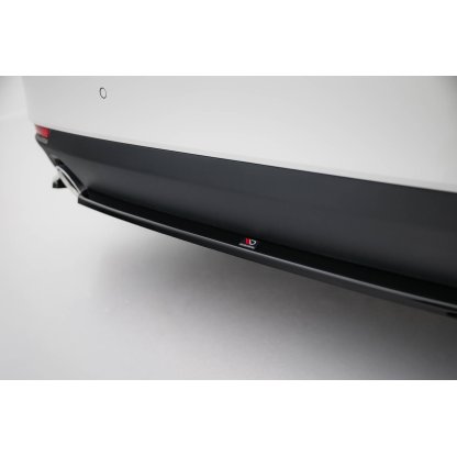 Maxton Design středový spoiler pod zadní nárazník pro BMW řada 4 G22, G22 Facelift, G23, G23 Facelift, černý lesklý plast ABS, Coupe / Cabrio