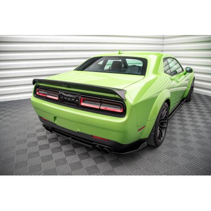 Maxton Design středový spoiler pod zadní nárazník pro Dodge Challenger MK3 SRT Hellcat Widebody, plast ABS bez povrchové úpravy