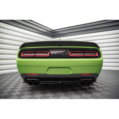 Maxton Design středový spoiler pod zadní nárazník pro Dodge Challenger MK3 SRT Hellcat Widebody, plast ABS bez povrchové úpravy