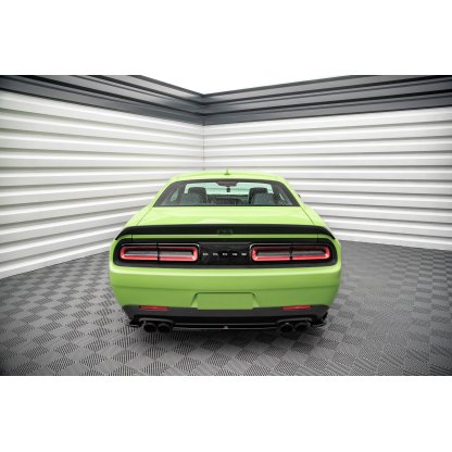 Maxton Design středový spoiler pod zadní nárazník pro Dodge Challenger MK3 SRT Hellcat Widebody, plast ABS bez povrchové úpravy