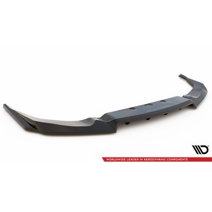 Maxton Design středový spoiler pod zadní nárazník s žebrováním pro Nissan GT-R R35 Facelift, černý lesklý plast ABS, r.v. 2011-2016