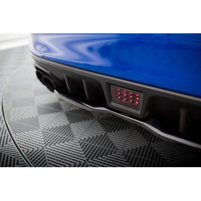 Maxton Design středový spoiler pod zadní nárazník ver.2 pro Subaru Wrx STI Mk1, černý lesklý plast ABS