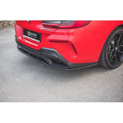 Maxton Design středový spoiler zadního nárazníku pro BMW řada 8 Coupe/G15, černý lesklý plast ABS