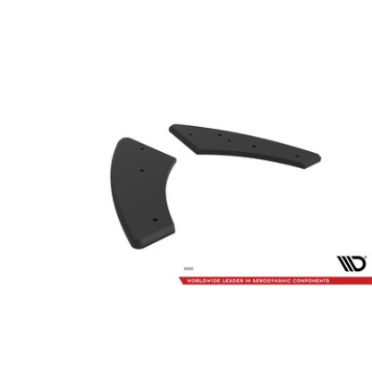Maxton Design "Street Pro" boční difuzory pod zadní nárazník pro Audi S3 8Y Facelift, plast ABS bez povrchové úpravy, Sportback, s černou a červenou linkou