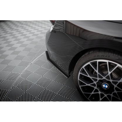 Maxton Design "Street Pro" boční difuzory pod zadní nárazník pro BMW řada 2 G42 Standard, plast ABS bez povrchové úpravy, s červenou linkou