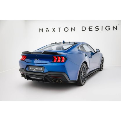 Maxton Design "Street Pro" boční difuzory pod zadní nárazník pro Ford Mustang Mk7 GT, plast ABS bez povrchové úpravy